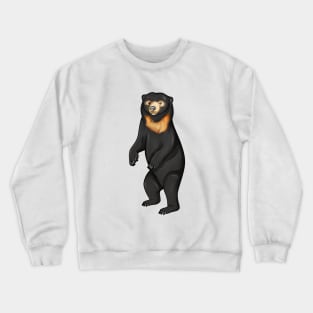 Drawing of a sun bear Crewneck Sweatshirt